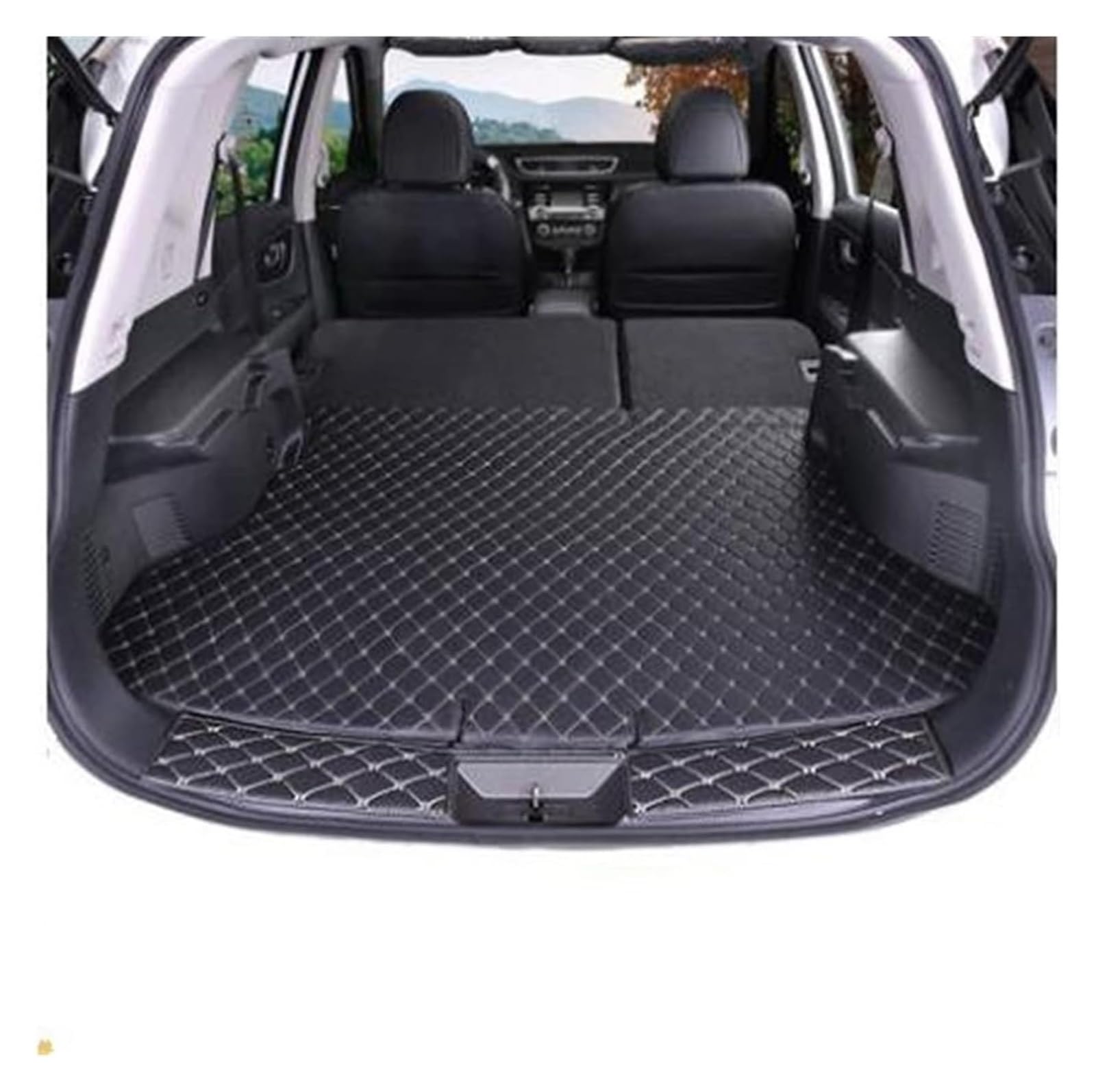 Laderaumwanne Für N&issan Für X&Trail T32 2014-2017 Auto-Styling-Fuß-Kofferraummatte Teppich(6) von PTGZGFNPAM