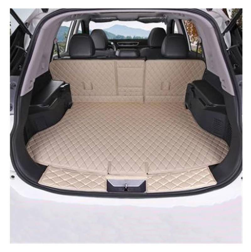 Laderaumwanne Für N&issan Für X&Trail T32 2014-2017 Auto-Styling-Fuß-Kofferraummatte Teppich(8) von PTGZGFNPAM