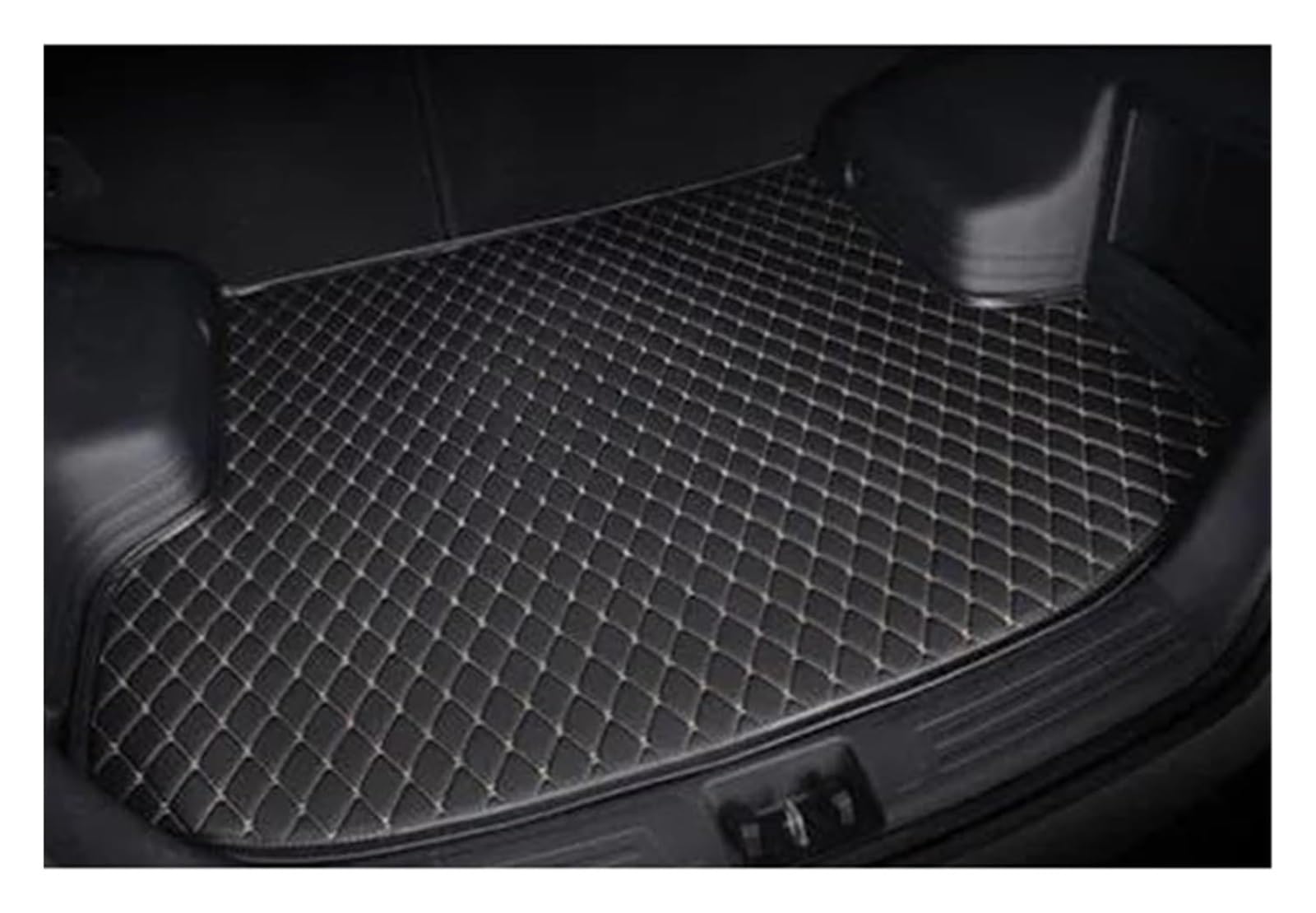 Laderaumwanne Für P&eugeot 3008 2014-2017 Kofferraummatte Kofferraummatte Hinten Cargo-Liner Dekoration Matten(1pcs 1) von PTGZGFNPAM