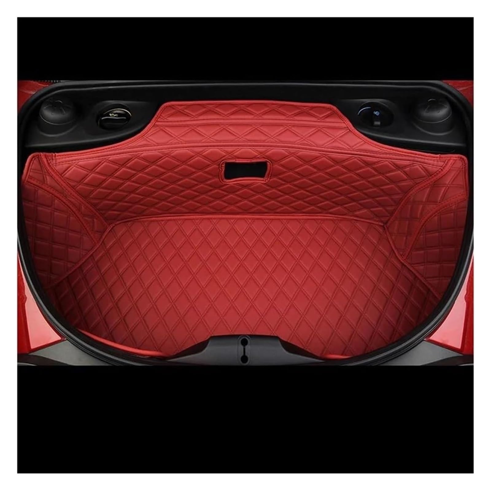 Laderaumwanne Für P&orsche 718 Für B&oxster Für Cayman Custom Car Vorne Hinten Kofferraummatte Kofferraummatte Innenverkleidung Abdeckung Pad(rot,2) von PTGZGFNPAM