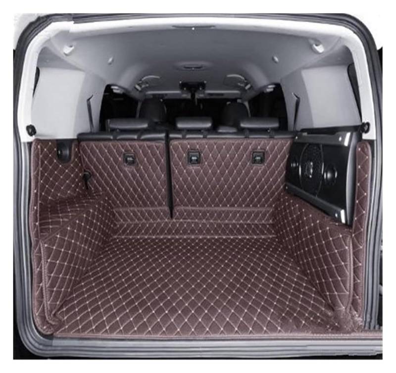 Laderaumwanne Für T&oyota FJ Für Cruiser 2008-2019 Leder-Kofferraummatte Cargo-Liner(2) von PTGZGFNPAM