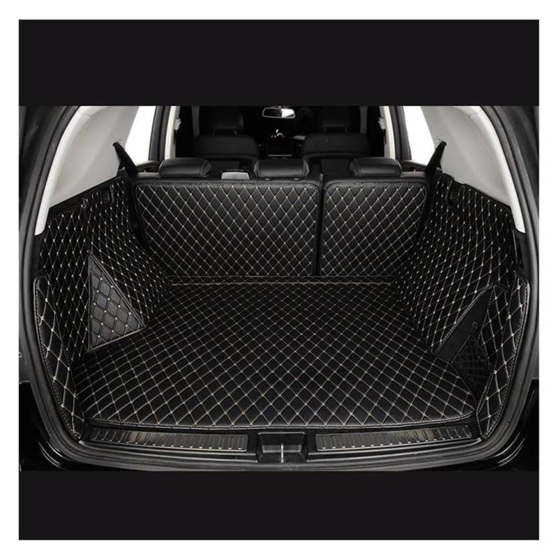 Laderaumwanne Für T&oyota Für Corolla Touring Sports Hybrid 2019-2023 Custom Leder Kofferraummatte(2) von PTGZGFNPAM