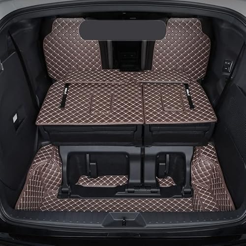 Laderaumwanne Für T&oyota Für Sienna 2021 Kofferraum Leder Anti-Dirty Protector Pallet Cargo Liner Zubehör Styling(F) von PTGZGFNPAM
