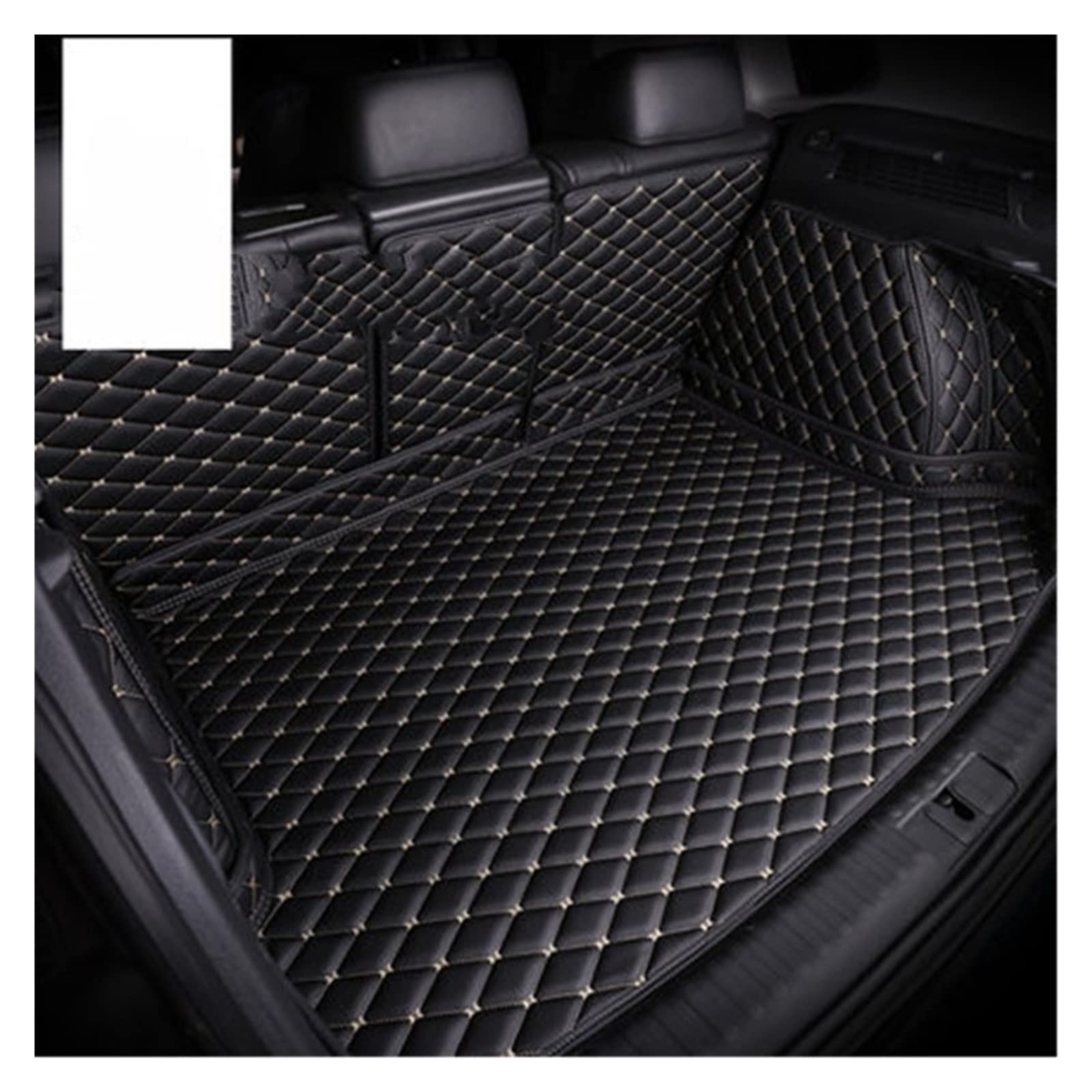 Laderaumwanne Für Volvo Für XC60 2018-2023 Zubehör Auto Reise Spezielle wasserdichte Teppich Streifen Custom Style Kofferraummatte(D) von PTGZGFNPAM