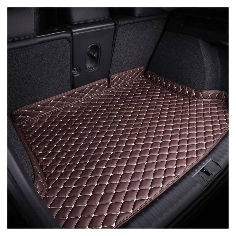 Laderaumwanne Für Volvo V70 2000-2007 Kratzfeste Kofferraummatte Wasserdicht Kratzfest Rutschfester Teppich(A-Brown) von PTGZGFNPAM
