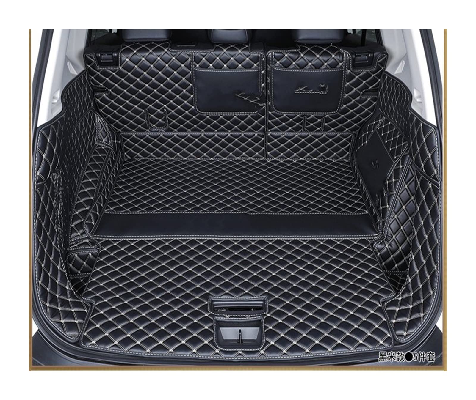 Laderaumwanne Für X-Trail T32 7-Sitzer Kofferraummatte staubdicht wasserdicht Kratzfest einfache Mode Autoteile Kofferraummatte(G) von PTGZGFNPAM