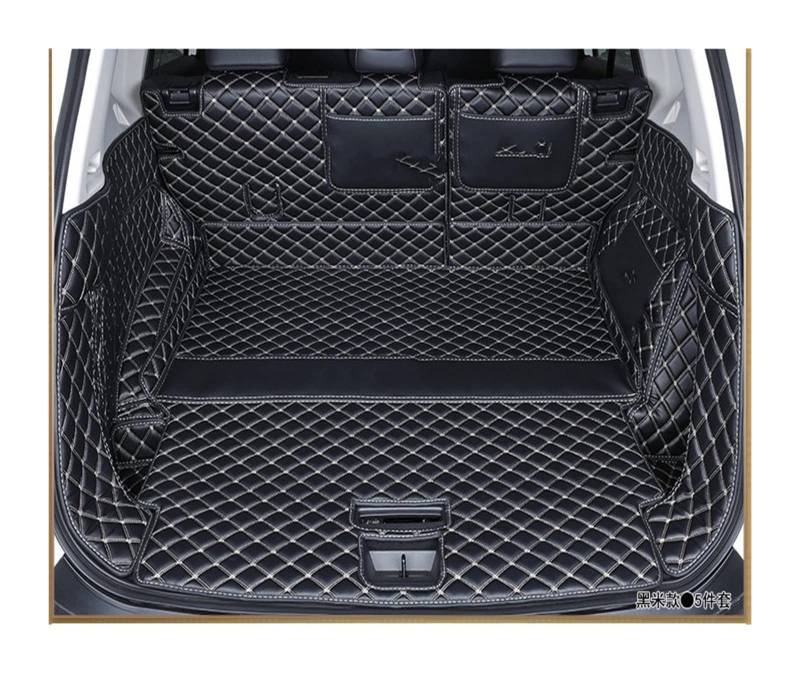 Laderaumwanne Für X-Trail T32 7-Sitzer Kofferraummatte staubdicht wasserdicht Kratzfest einfache Mode Autoteile Kofferraummatte(G) von PTGZGFNPAM