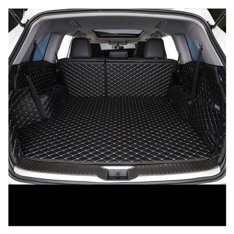 Laderaumwanne Für X4 G02 2019-2022 Leder Kofferraummatte Kofferraummatte Kofferraumwanne Pad Teppich Heck Cargo Liner(6,Set) von PTGZGFNPAM