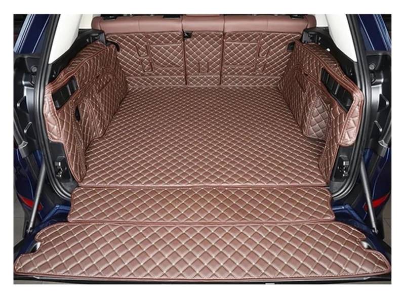 Laderaumwanne Für X5 Drive 45e 2022 2021 G05 Langlebige Cargo-Liner-Kofferraumteppiche Kofferraummatten(Coffee) von PTGZGFNPAM