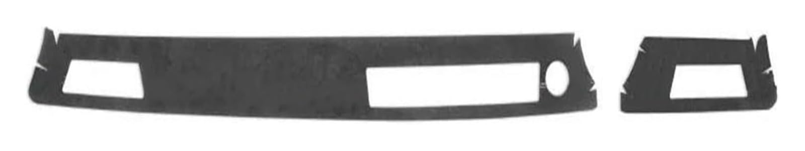 Zierrahmenabdeckung Für 3er E90 2005-2012 Auto Armaturenbrett Instrumentenverkleidung Aufkleber(Schwarz,RHD) von PTGZGFNPAM