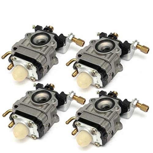 1/2/4 Stück Vergaser 10 mm Dichtung kompatibel für SRM 260S 261S 261SB PPT PAS 260 261 BC4401DW Trimmer 43cc 47cc 49cc 50cc (4 Stück) von PTKPLGMFVF