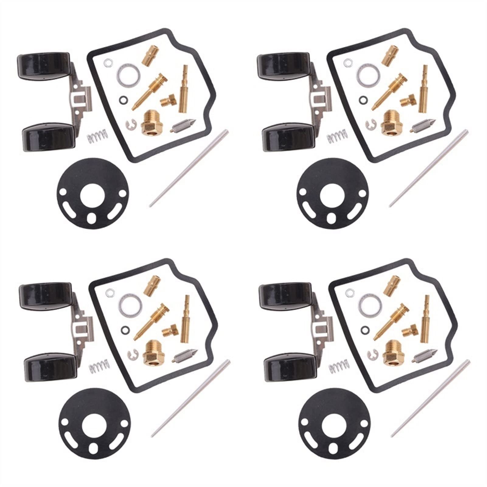 4 Sets Vergaser-Reparatur-Umbausatz, Zubehör, Motorrad für CB750 CB750K 1969–1976 Schwimmernadel-Sitzventil, Umbauteile 4 Sets Vergaser-Reparatur-Umbausatz, Zubehör, Motorrad für CB750 CB750K 1969–1976 Schwimmernadel-Sitzventil, Umbauteile von PTKPLGMFVF
