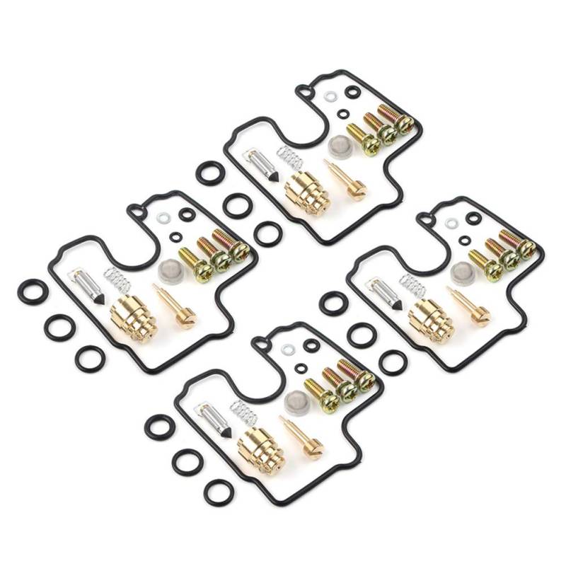 4 Sets kompatibel mit GSXR600 GSXR750 GSXR750W VL1500 GSX-R750 Vergaser-Karten-Reparatur-Kits von PTKPLGMFVF