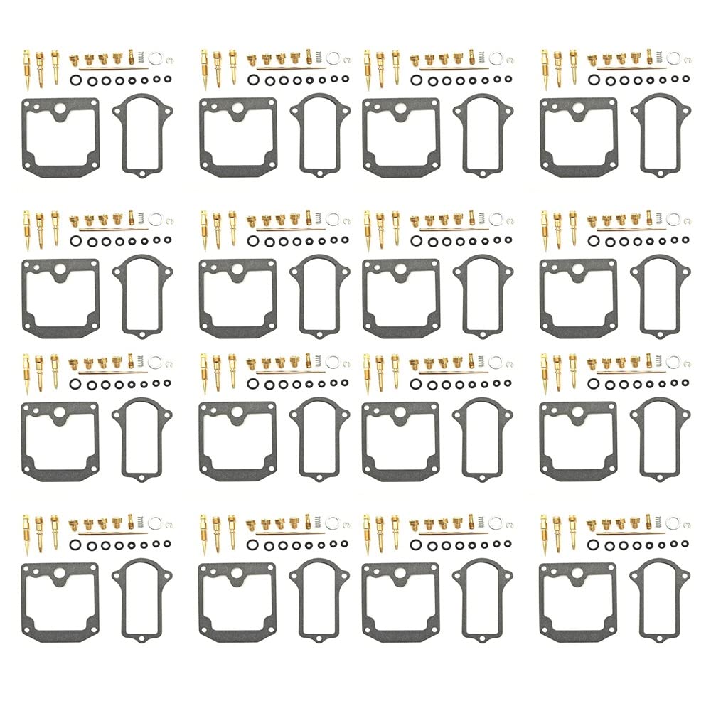 4 x Vergaser-Reparatursatz, Kammerdichtung, Hauptpilot-Dichtung, Ersatzteile für KZ900 1976–1977 KZ900B 1976 KZ 900 900A 900B (4SET) von PTKPLGMFVF