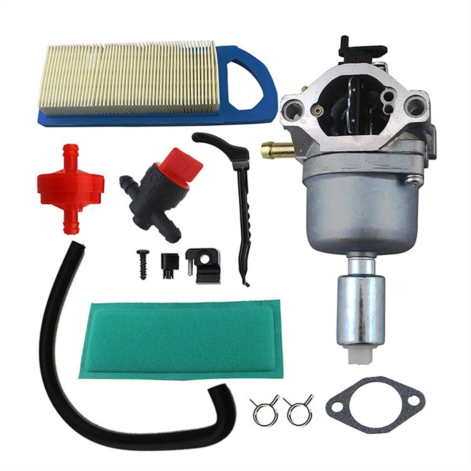 791858 Vergaser für Briggs & Stratton 792358 791858 14hp 15hp 16hp 17hp Rasenmäher Traktor mit Luftfilter (BSLM0120) von PTKPLGMFVF