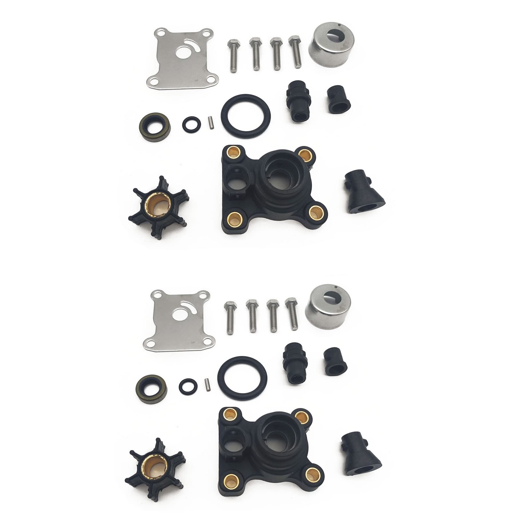 9,9 PS & 15 PS Impeller Wasserpumpen-Reparatursatz für Johnson Evinrude 394711 0394711 (2 Sets) von PTKPLGMFVF