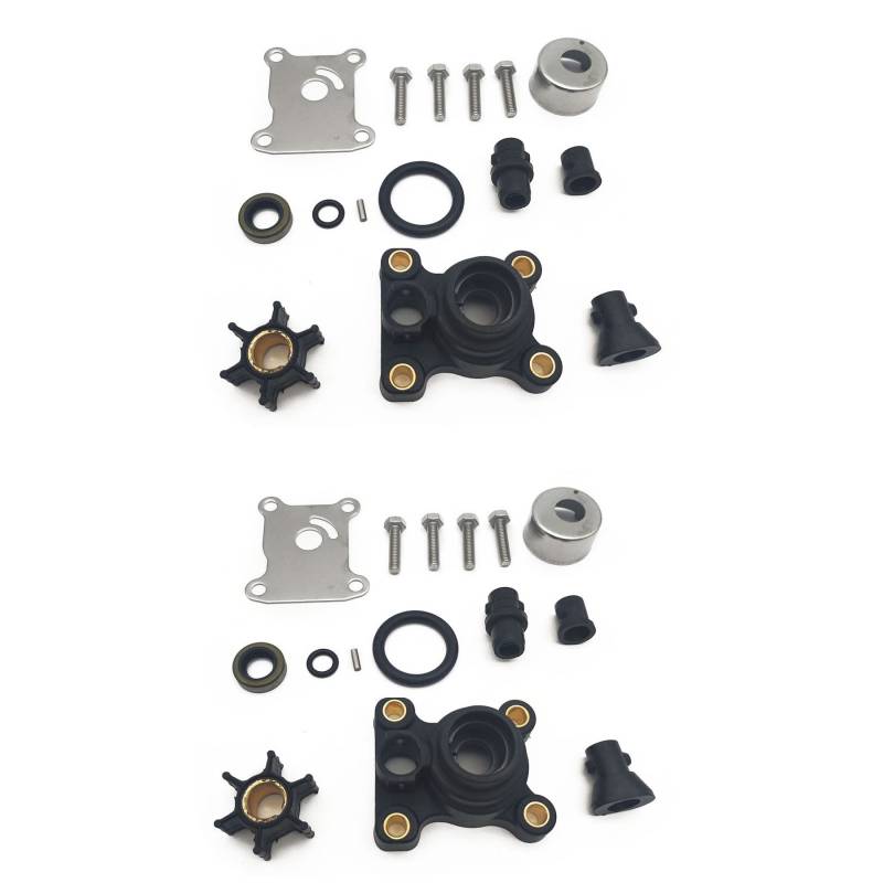 9,9 PS & 15 PS Impeller Wasserpumpen-Reparatursatz für Johnson Evinrude 394711 0394711 (2 Sets) von PTKPLGMFVF