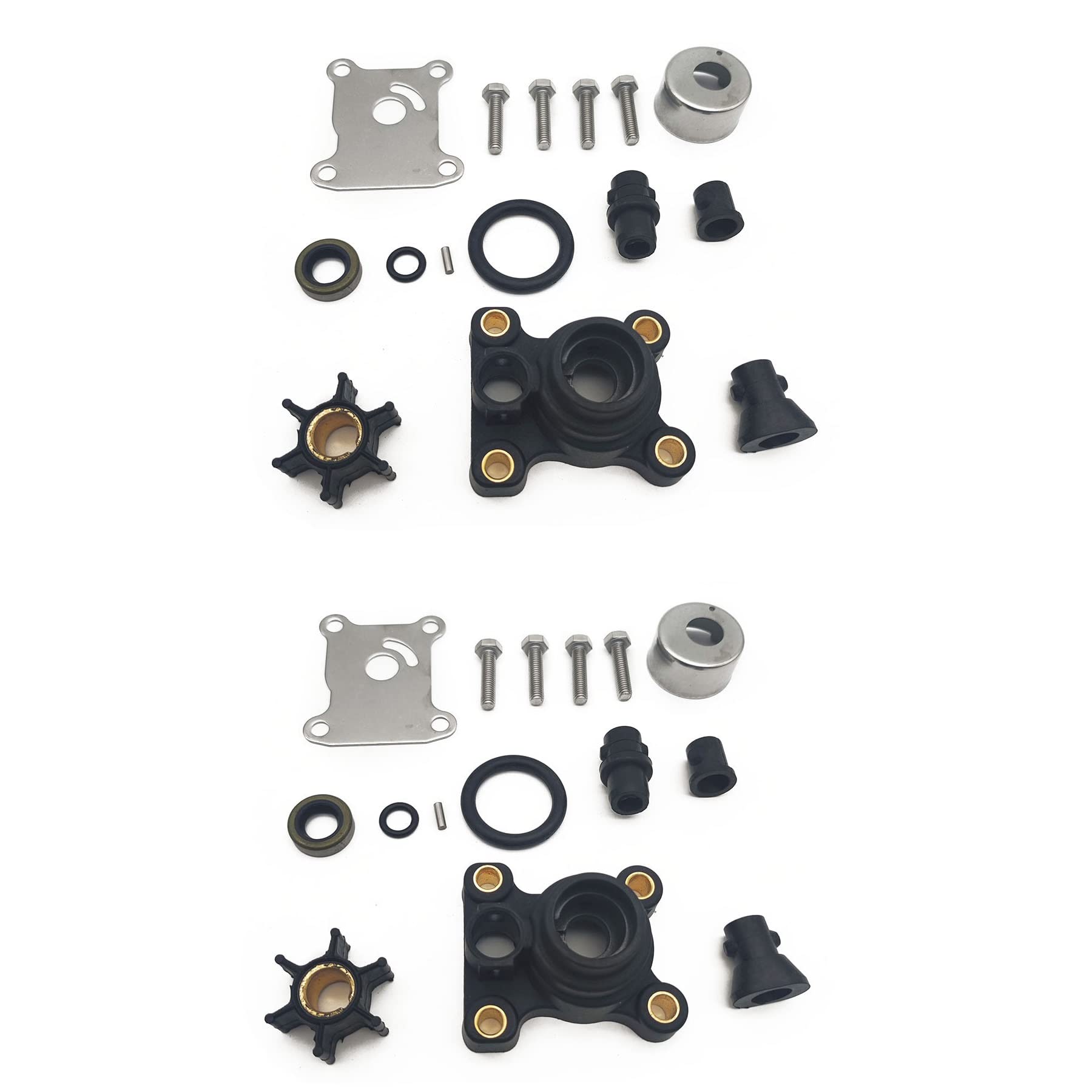 9,9 PS & 15 PS Impeller Wasserpumpen-Reparatursatz für Johnson Evinrude 394711 0394711 (2 Sets) von PTKPLGMFVF