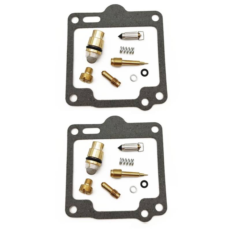 Für Yamaha XV750 Virago XV1100 XV 750 1100 4FY 3LP für Motorradmotor-Vergaser-Reparatursatz, schwimmende Nadel-Dichtung (2 Set) von PTKPLGMFVF