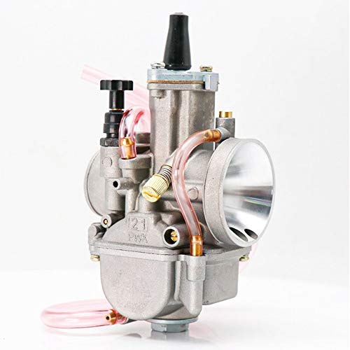 Kompatibel mit Universal PWK 21 24 26 28 30 32 34 2T 4T Motorradvergaser mit Power Jet für Mikuni Koso für ATV (21 mm) von PTKPLGMFVF