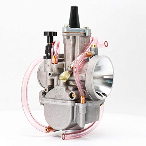 Kompatibel mit Universal PWK 21 24 26 28 30 32 34 2T 4T Motorradvergaser mit Power Jet für Mikuni Koso für ATV (24 mm) von PTKPLGMFVF