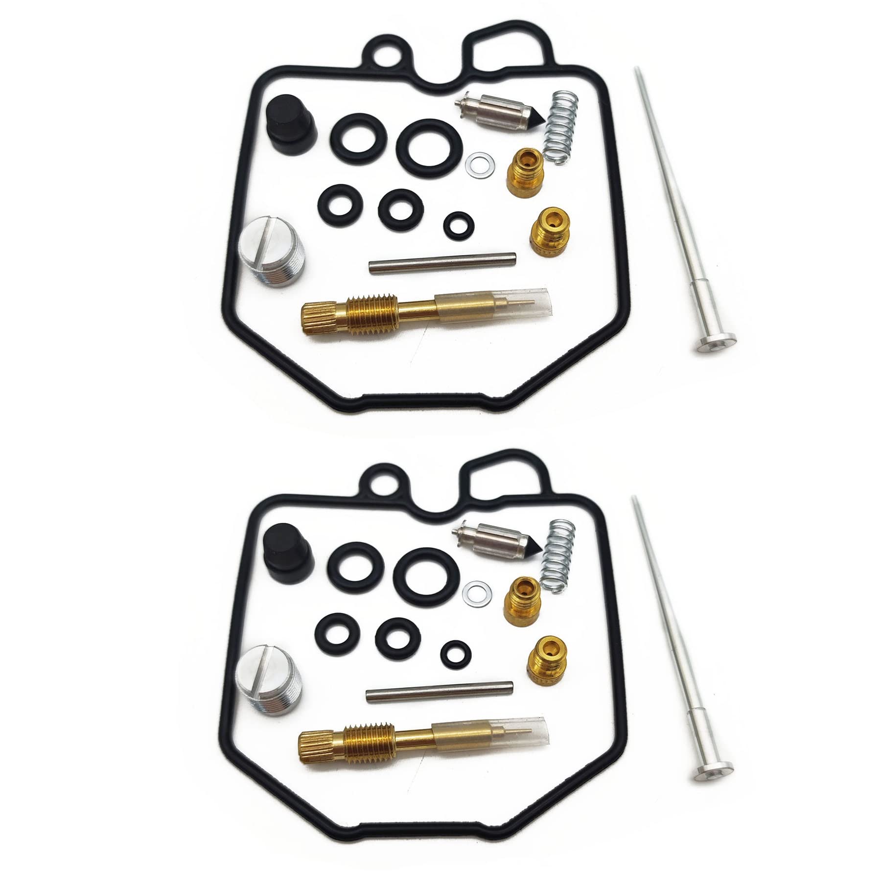 Motorrad-Motor Vergaser Reparatursatz Nadel Ventil Dichtung Luftschraube für CX500C CX500D Deluxe 1980-1981 CX500 CX 500 C D (2 Sets) von PTKPLGMFVF