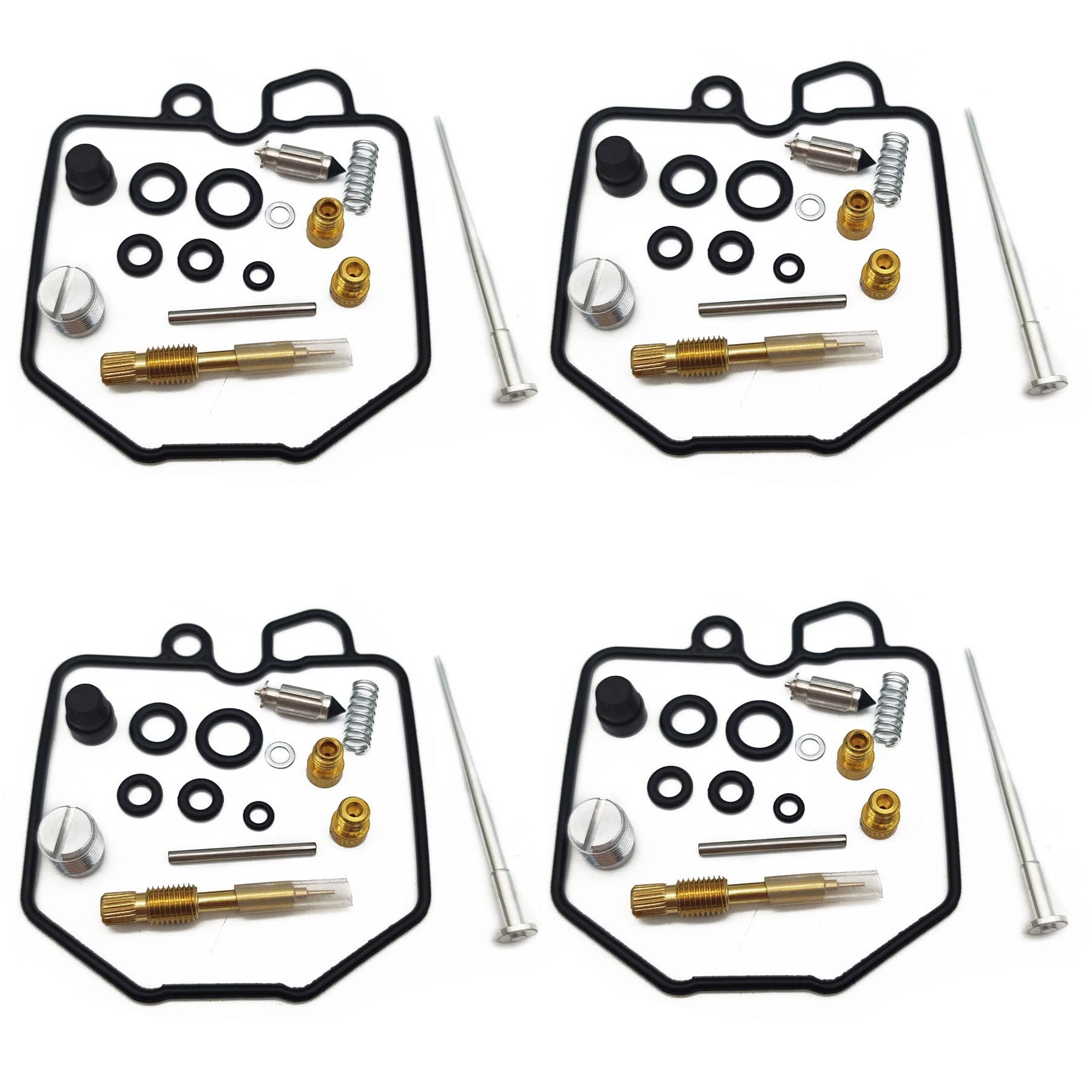 Motorrad-Motor Vergaser Reparatursatz Nadel Ventil Dichtung Luftschraube für CX500C CX500D Deluxe 1980-1981 CX500 CX 500 C D (4 Sets) von PTKPLGMFVF