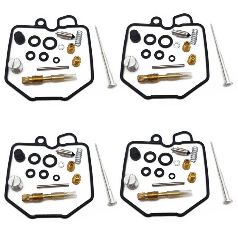 Motorrad-Motor Vergaser Reparatursatz Nadel Ventil Dichtung Luftschraube für CX500C CX500D Deluxe 1980-1981 CX500 CX 500 C D (4 Sets) von PTKPLGMFVF