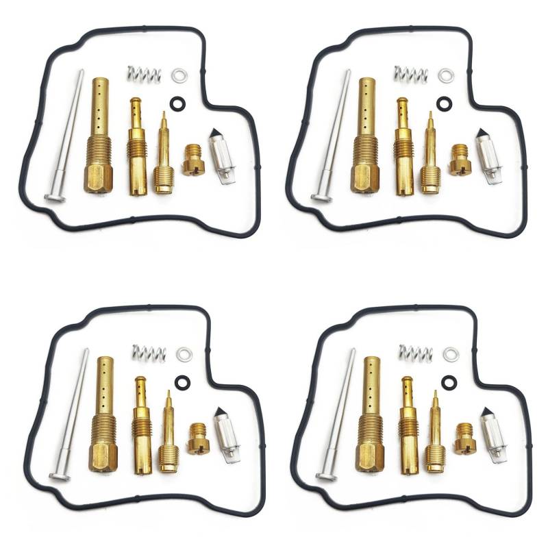 Motorrad-Motor Vergaser Reparatursatz Nadel Ventil Dichtung Luftschraube für Honda CBR250 MC14 MC17 MC19 CBR 250 (4 Sets) von PTKPLGMFVF