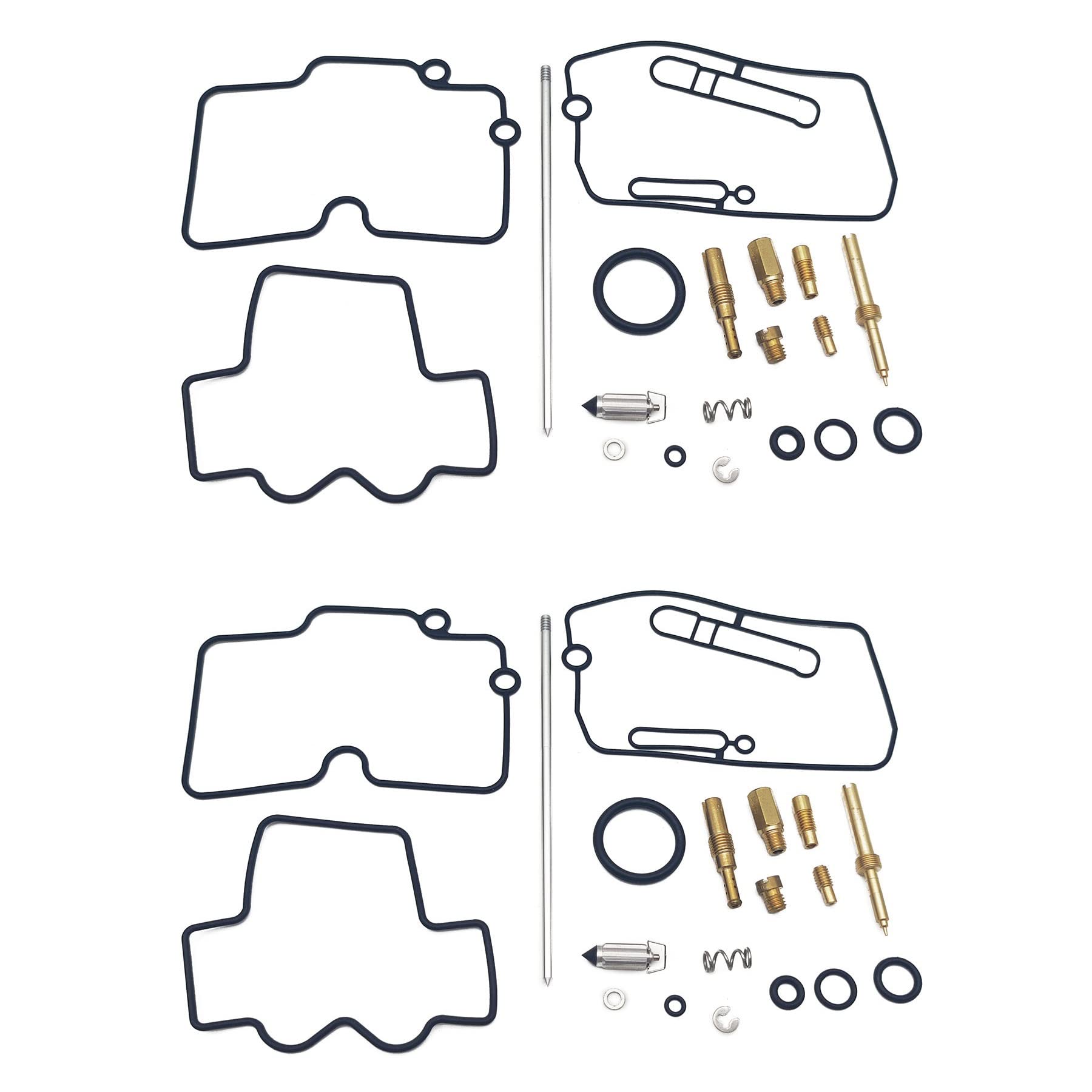 Motorrad-Motor Vergaser Reparatursatz Nadel Ventil Dichtung Luftschraube für Honda CRF250R 2006 2007 2008 CRF250 CRF 250 R 250R (2 Sets) von PTKPLGMFVF
