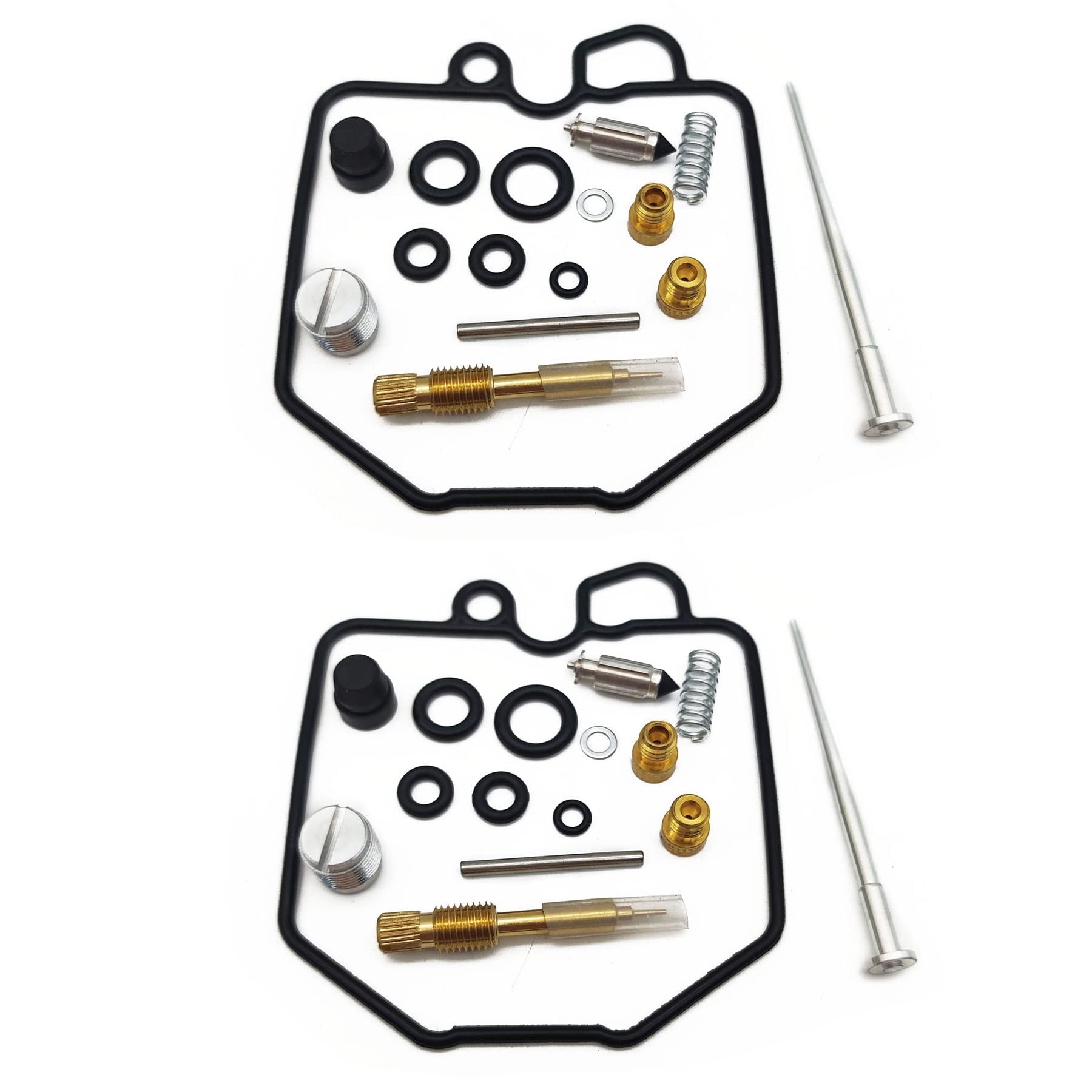 Motorrad-Motor Vergaser Reparatursatz Nadel Ventil Dichtung Luftschraube für Honda CX500C 80-82 CX500D CX500 CB 500 C D 500C 500D (2 Sets) von PTKPLGMFVF