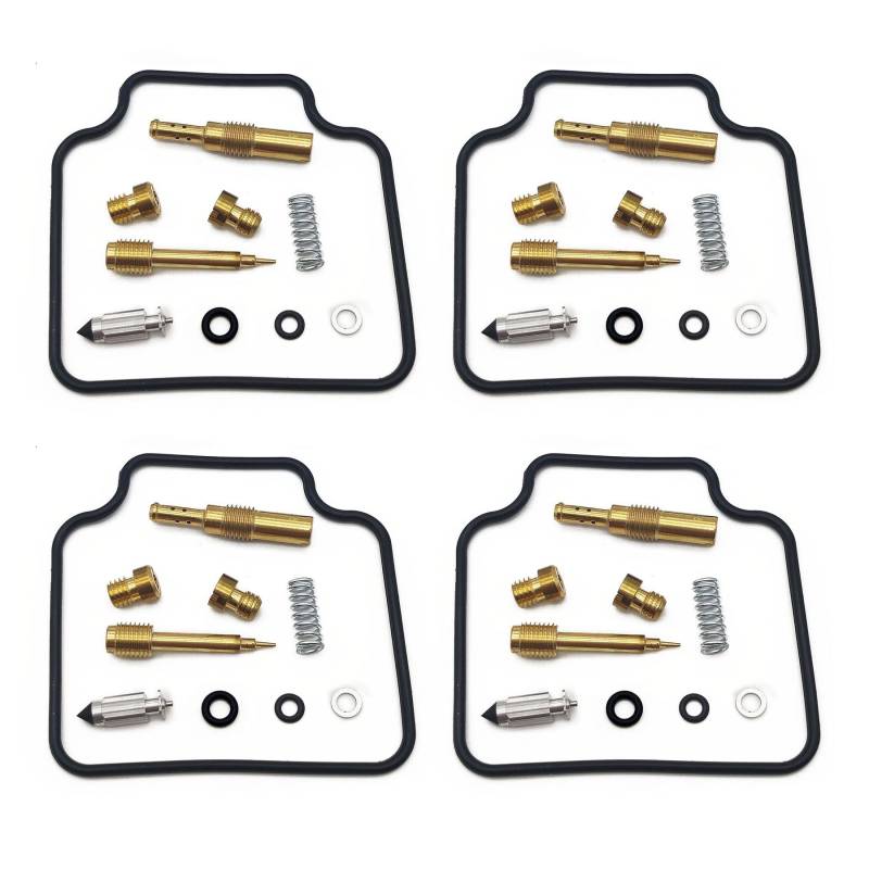 Motorrad-Motor Vergaser Reparatursatz Nadel Ventil Dichtung Luftschraube für Honda NX650 RD02 Dominator 1988-1994 NX 650 (4 Sets) von PTKPLGMFVF