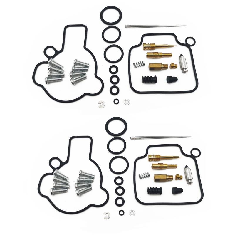 Motorrad-Motor Vergaser Reparatursatz Nadel Ventil Dichtung Luftschraube für Honda TRX450R 2004-2005 TRX450 TRX 450 R 450R (2 Sets) von PTKPLGMFVF