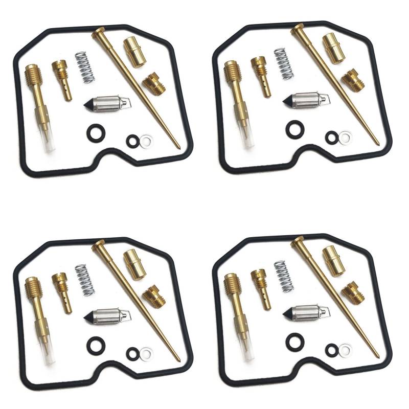 Motorrad-Motor Vergaser Reparatursatz Nadel Ventil Dichtung Luftschraube für Kawasaki KLR650 1987-2007 KLR 650 (4 Stück) von PTKPLGMFVF