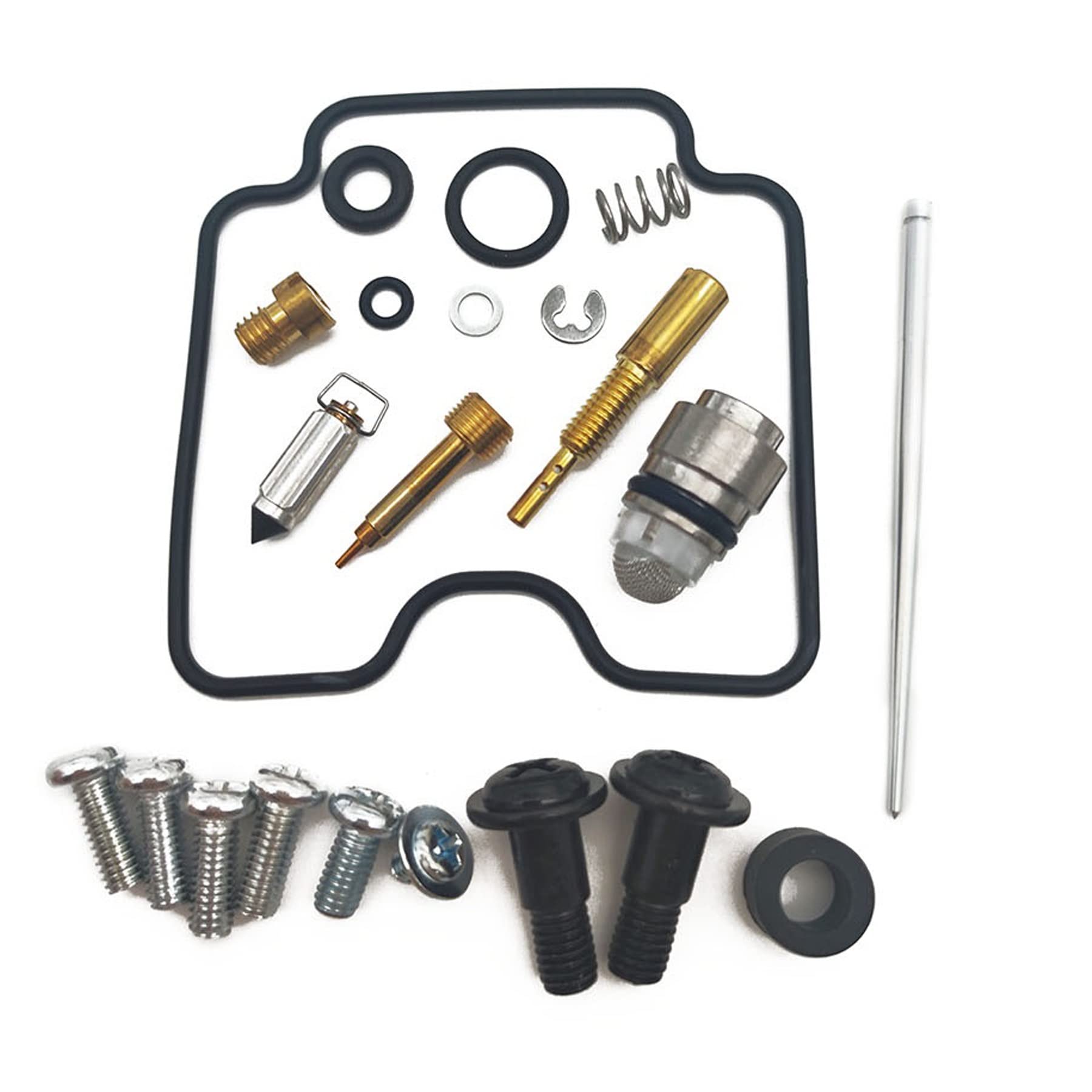 Motorrad Motor Vergaser Reparatursatz Nadel Ventil Dichtung Luftschraube für Suzuki GSX600F Katana 1998-2006 GSX600 GSX 600 F (1 Set) von PTKPLGMFVF