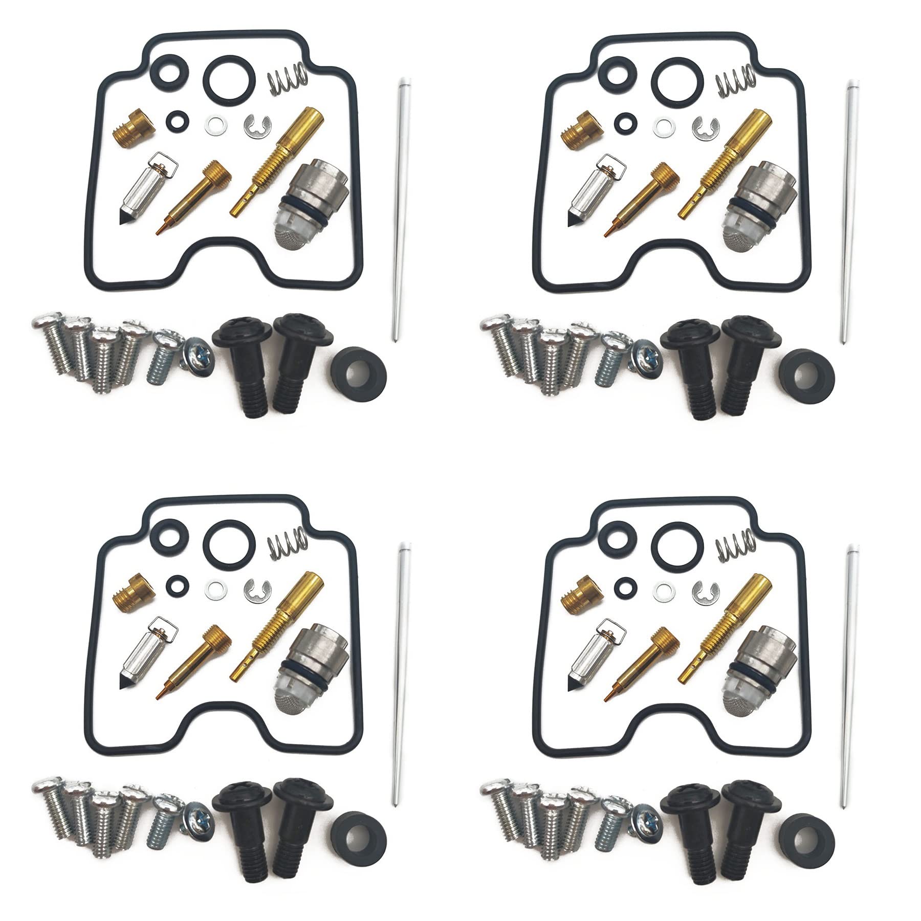 Motorrad-Motor Vergaser Reparatursatz Nadel Ventil Dichtung Luftschraube für Suzuki GSX600F Katana 1998-2006 GSX600 GSX 600 F (4 Sets) von PTKPLGMFVF
