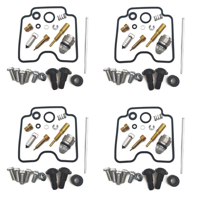 Motorrad-Motor Vergaser Reparatursatz Nadel Ventil Dichtung Luftschraube für Suzuki GSX600F Katana 1998-2006 GSX600 GSX 600 F (4 Sets) von PTKPLGMFVF