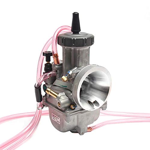 Motorrad PWK Vergaser 33 34 35 36 38 40 42 mm Vergaser kompatibel für CRF YZF KlX DRZ Dirt Bike MX Motocross Motorrad ATV Quad (33 mm) von PTKPLGMFVF
