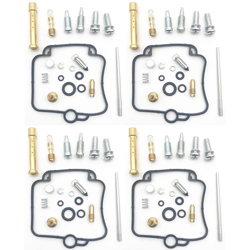 Motorrad-Vergaser-Membran-Assy-Wartungsreparatursatz, Jet-Nadel-Umbau-Teile für 400 (GSF400) GK75A Vergaser (4 Set) von PTKPLGMFVF