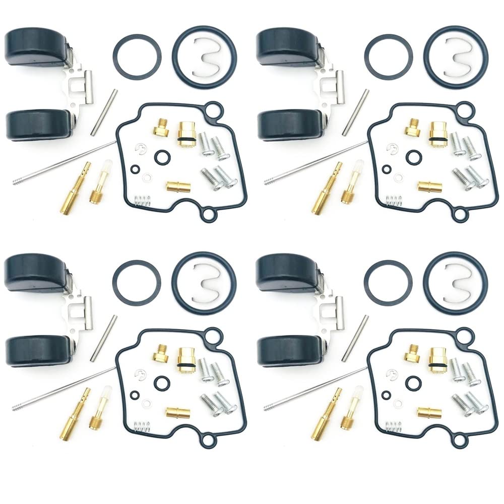 Motorrad-Vergaser-Reparatur-Kits, Ölbecher, schwimmende Nadel-Dichtung, Ersatzteile, Zubehör für YM YBR125 JYM125 VM22 YBR JYM (4 Set) von PTKPLGMFVF