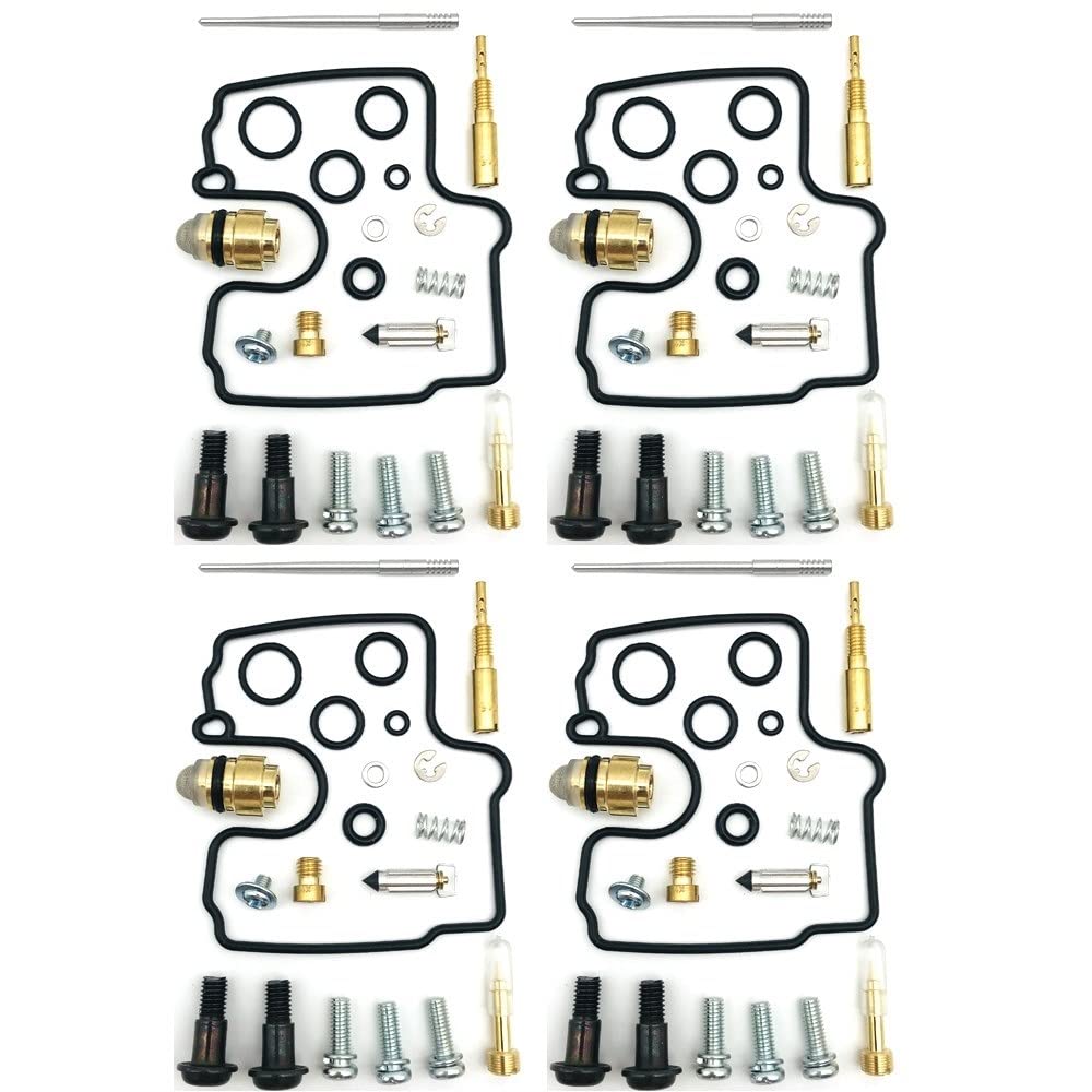 Motorrad-Vergaser-Reparatursatz, Ersatzschrauben, Dichtung, Nadel, Sitzventil, Teile für YZF-R1 1998–2001 (1 Set) von PTKPLGMFVF