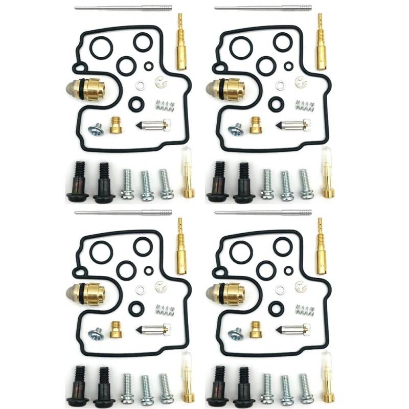 Motorrad-Vergaser-Reparatursatz, Ersatzschrauben, Dichtung, Nadel, Sitzventil, Teile für YZF-R1 1998–2001 (1 Set) von PTKPLGMFVF