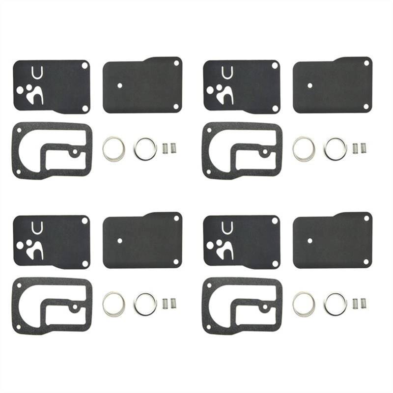 Motorrad-Vergaser-Reparatursatz, Kraftstoffpumpe, Membran-Umbauteile für 393397 253700-255400 400400-422700 16-18 (4 Set) von PTKPLGMFVF
