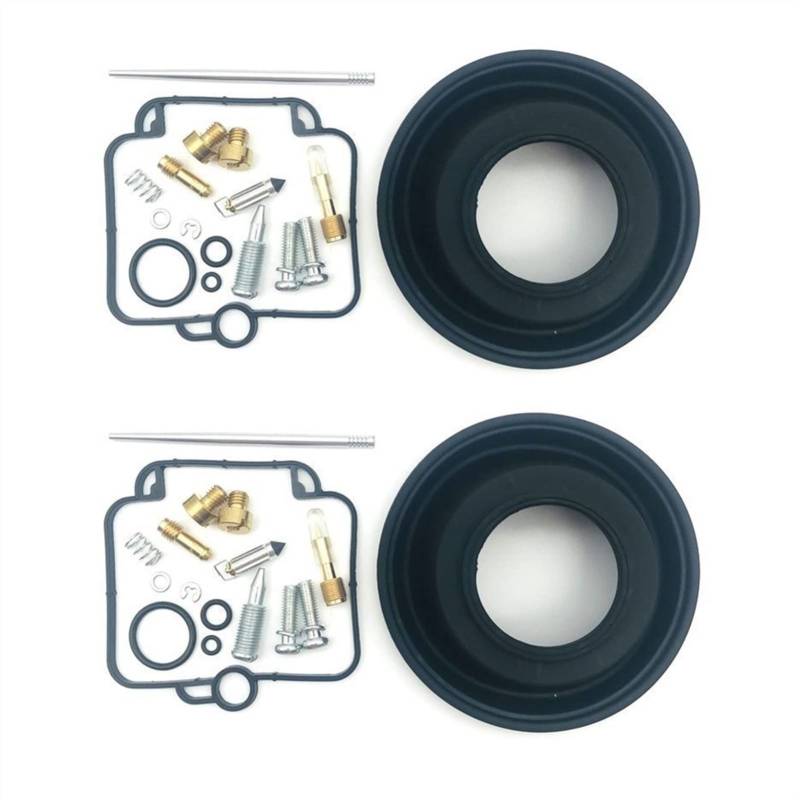 Motorrad-Vergaser-Reparatursatz, Vakuummembran-Einzylinder-Vergasermotor für Suzuki DR350 Goose350 Einzylindermotor BST40 (2 Set) von PTKPLGMFVF