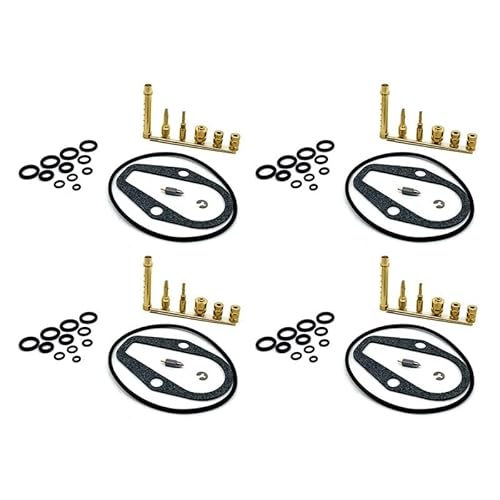 Motorrad-Vergaser-Reparatursatz, kompatibel mit CB500 CB500K CB550 Four CB550F Super Sport CB550K 16010-323-315 (4 Set) von PTKPLGMFVF