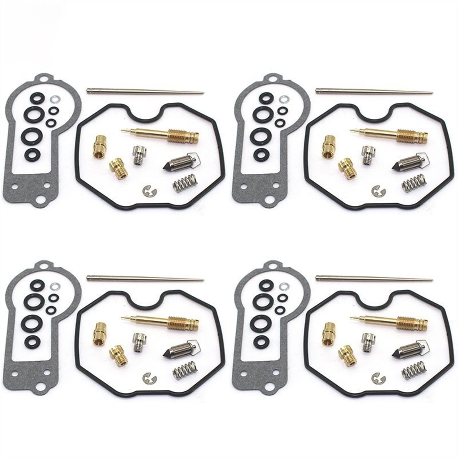 Motorrad-Vergaser-Reparatursatz, kompatibel mit CB750K Four CB750F CB750 CB 750 K F Super Sport Nadelventildichtungsteil (1 Set) von PTKPLGMFVF