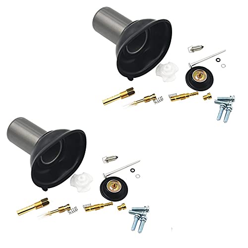Motorrad-Vergaser-Reparatursatz, kompatibel mit NV400, VLX400, NV600, VT600, VLX600, Shadow400, STEED400, Shadow600, BROS400, NC25E, 2 Sets Motorrad-Vergaser-Reparatursatz, kompatibel mit NV400, VLX400, NV600, VT600, VLX600, Shadow400, STEED400, Shadow600, BROS400, NC25E, 2 Sets von PTKPLGMFVF