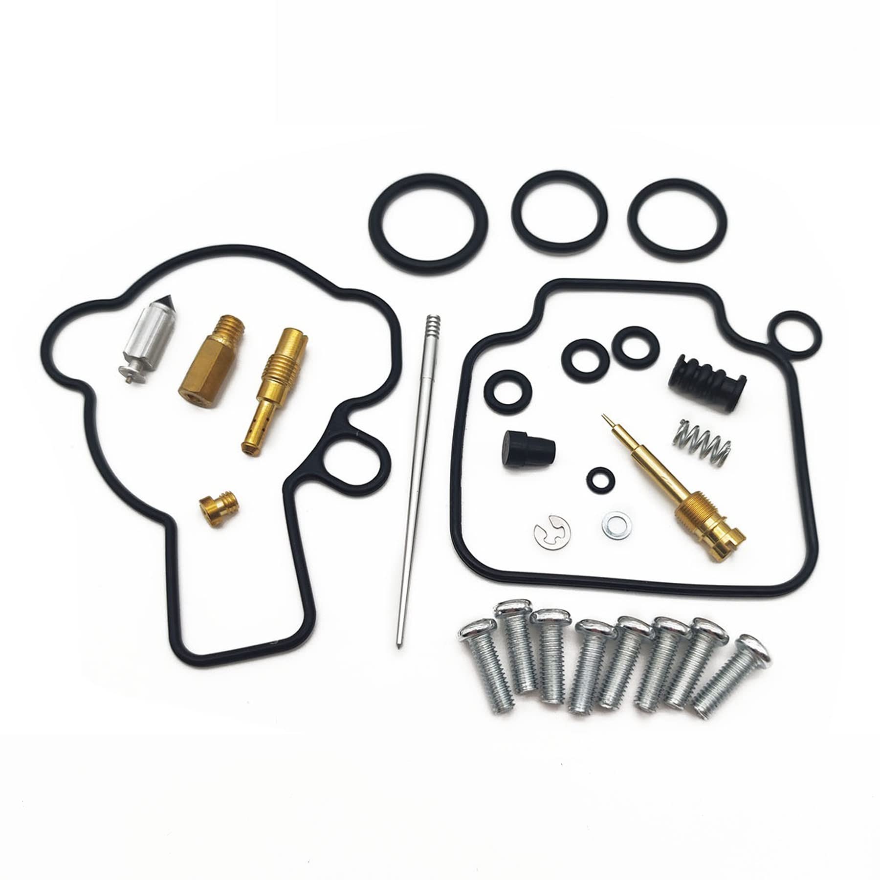 Motorrad-Vergaser-Reparatursatz, schwimmende Nadel-Dichtungsteile für Honda TRX450R 2004–2005 TRX450 TRX 450 R 450R (1 Set) von PTKPLGMFVF