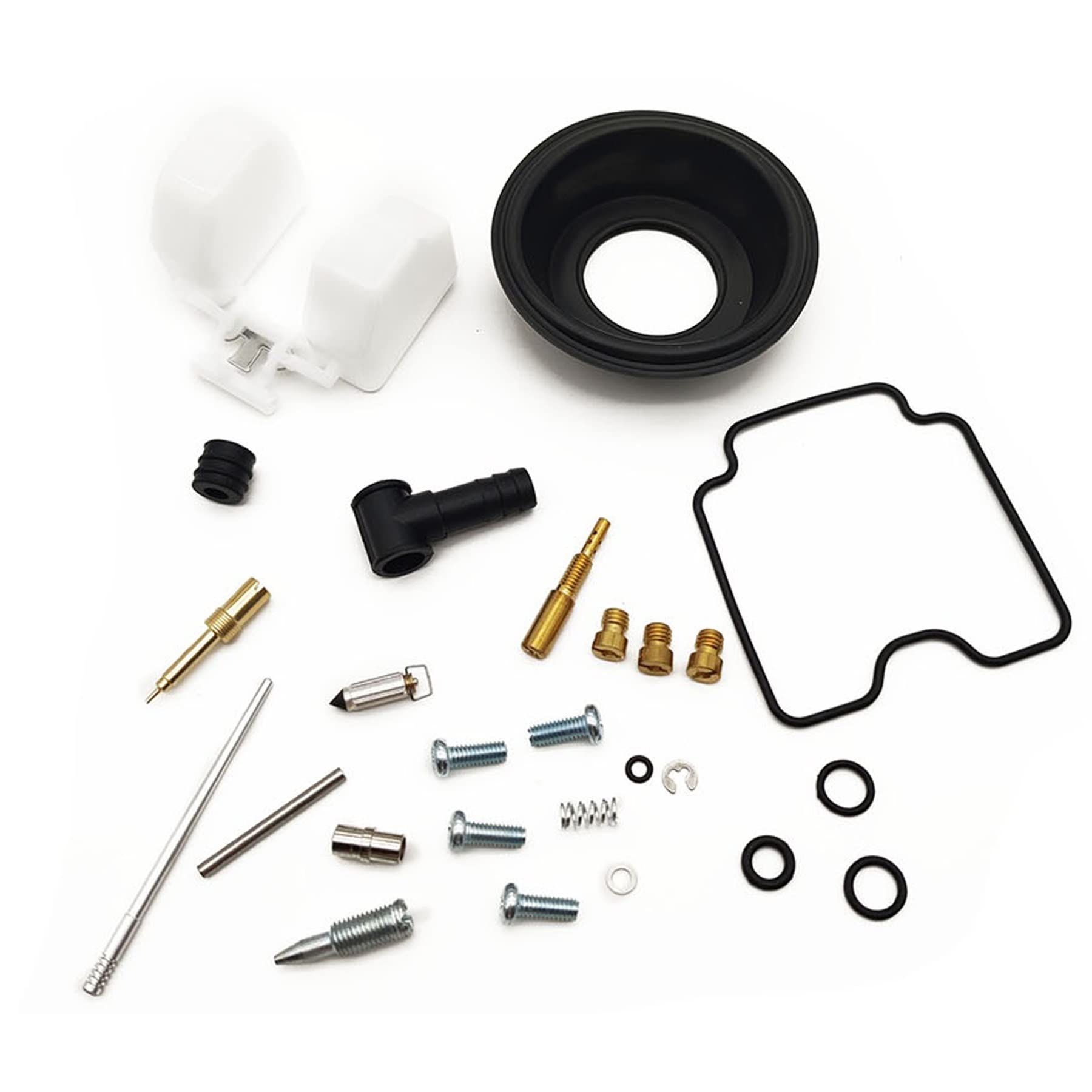 Motorrad Vergaser Reparatursatz Nadel Ventil Dichtung Luftschraube für Yamaha XJR400R 2001-2007 XJR400 XJR 400 R (4HME/F/G/H/J/K/I) (1 Stück) von PTKPLGMFVF
