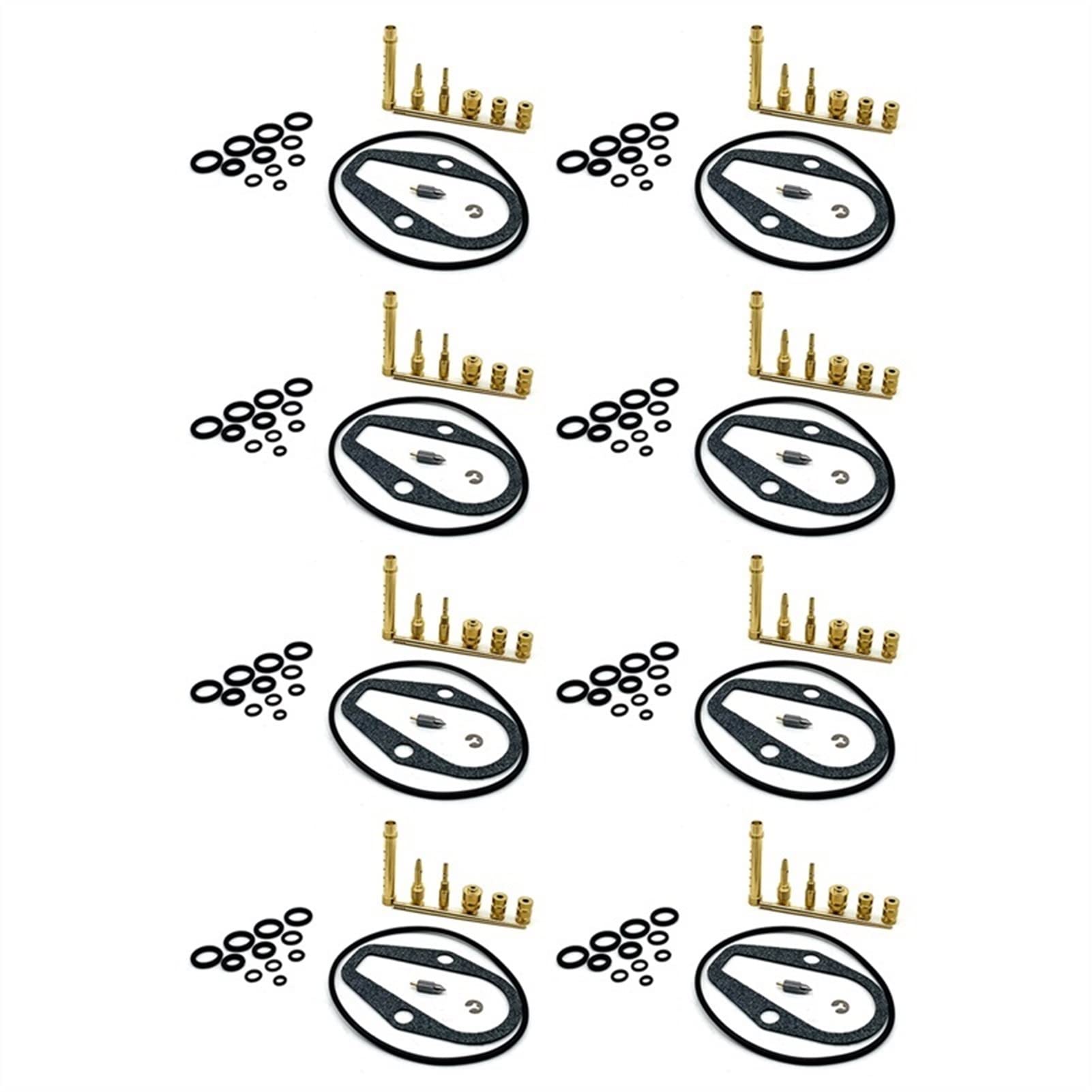 Motorrad-Vergaser-Reparatursatz für CB500 CB500K CB550 Four CB550F Super Sport CB550K 16010-323-315 (8SET) von PTKPLGMFVF